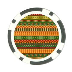 Mexican Pattern Poker Chip Card Guard (10 Pack) by Sapixe