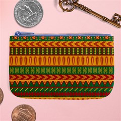 Mexican Pattern Large Coin Purse by Sapixe