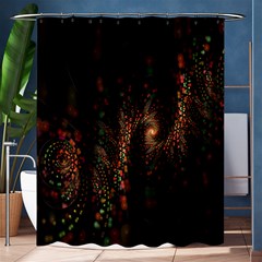 Multicolor Fractals Digital Art Design Shower Curtain 60  X 72  (medium)  by Sapixe