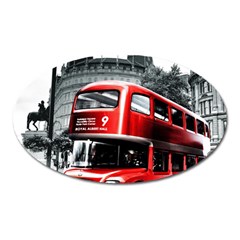 London Bus Oval Magnet