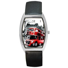 London Bus Barrel Style Metal Watch by Sapixe