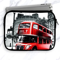 London Bus Apple Ipad 2/3/4 Zipper Cases by Sapixe