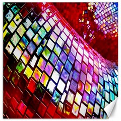 Multicolor Wall Mosaic Canvas 20  X 20   by Sapixe