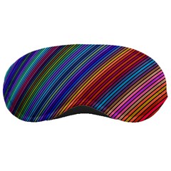 Multicolored Stripe Curve Striped Sleeping Masks by Sapixe