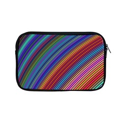 Multicolored Stripe Curve Striped Apple Macbook Pro 13  Zipper Case by Sapixe