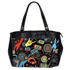 Music Pattern Office Handbags (2 Sides)  by Sapixe