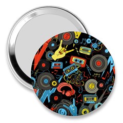 Music Pattern 3  Handbag Mirrors by Sapixe