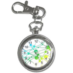 Network Connection Structure Knot Key Chain Watches by Sapixe