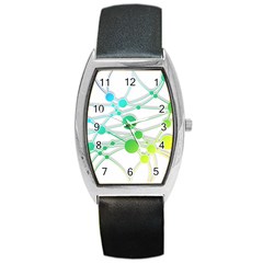 Network Connection Structure Knot Barrel Style Metal Watch by Sapixe