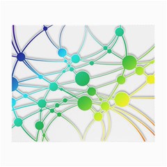 Network Connection Structure Knot Small Glasses Cloth (2-side) by Sapixe