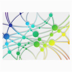 Network Connection Structure Knot Large Glasses Cloth by Sapixe