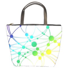 Network Connection Structure Knot Bucket Bags by Sapixe