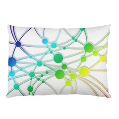 Network Connection Structure Knot Pillow Case (two Sides) by Sapixe