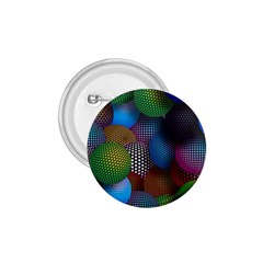 Multicolored Patterned Spheres 3d 1 75  Buttons by Sapixe