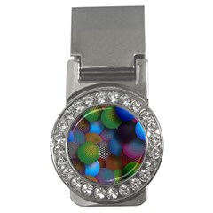 Multicolored Patterned Spheres 3d Money Clips (cz)  by Sapixe