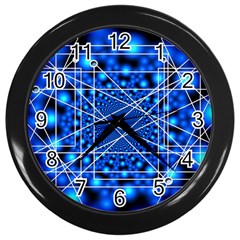 Network Connection Structure Knot Wall Clocks (black)