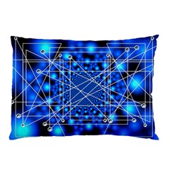 Network Connection Structure Knot Pillow Case (two Sides) by Sapixe