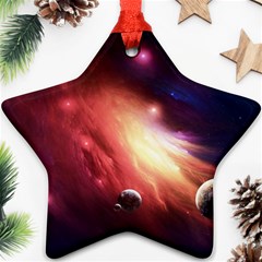 Nebula Elevation Star Ornament (two Sides) by Sapixe