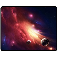 Nebula Elevation Fleece Blanket (medium)  by Sapixe