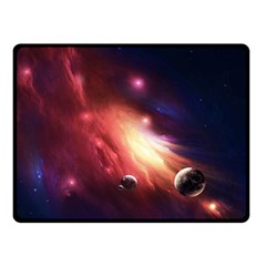 Nebula Elevation Double Sided Fleece Blanket (small) 