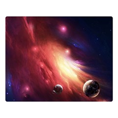 Nebula Elevation Double Sided Flano Blanket (large)  by Sapixe