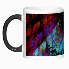 Native Blanket Abstract Digital Art Morph Mugs by Sapixe