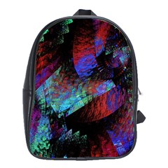 Native Blanket Abstract Digital Art School Bag (xl) by Sapixe