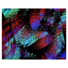 Native Blanket Abstract Digital Art Double Sided Flano Blanket (medium)  by Sapixe