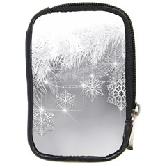 New Year Holiday Snowflakes Tree Branches Compact Camera Cases by Sapixe