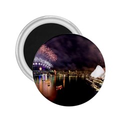 New Year’s Evein Sydney Australia Opera House Celebration Fireworks 2 25  Magnets by Sapixe