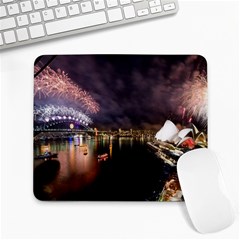 New Year’s Evein Sydney Australia Opera House Celebration Fireworks Large Mousepads by Sapixe