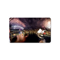 New Year’s Evein Sydney Australia Opera House Celebration Fireworks Magnet (name Card) by Sapixe