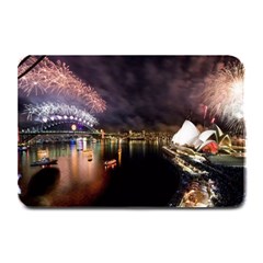 New Year’s Evein Sydney Australia Opera House Celebration Fireworks Plate Mats by Sapixe