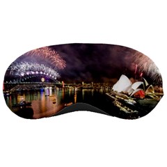 New Year’s Evein Sydney Australia Opera House Celebration Fireworks Sleeping Masks by Sapixe