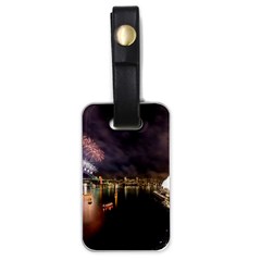 New Year’s Evein Sydney Australia Opera House Celebration Fireworks Luggage Tags (one Side)  by Sapixe