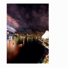 New Year’s Evein Sydney Australia Opera House Celebration Fireworks Large Garden Flag (two Sides) by Sapixe