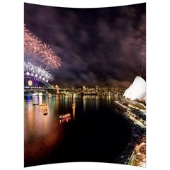 New Year’s Evein Sydney Australia Opera House Celebration Fireworks Back Support Cushion by Sapixe