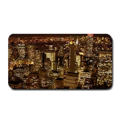 New York City At Night Future City Night Medium Bar Mats by Sapixe