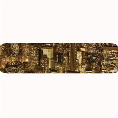 New York City At Night Future City Night Large Bar Mats by Sapixe