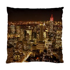 New York City At Night Future City Night Standard Cushion Case (one Side) by Sapixe