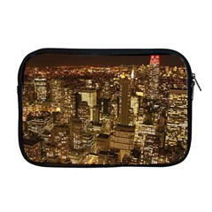 New York City At Night Future City Night Apple Macbook Pro 17  Zipper Case by Sapixe