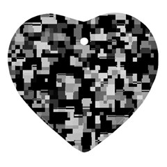 Noise Texture Graphics Generated Ornament (heart) by Sapixe