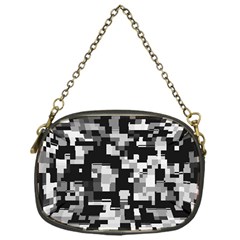 Noise Texture Graphics Generated Chain Purses (one Side)  by Sapixe