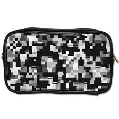 Noise Texture Graphics Generated Toiletries Bags by Sapixe