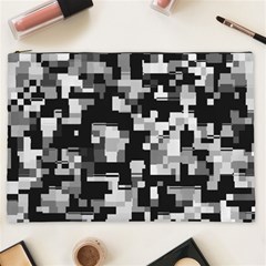 Noise Texture Graphics Generated Cosmetic Bag (xxl)  by Sapixe