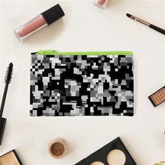 Noise Texture Graphics Generated Cosmetic Bag (xs) by Sapixe