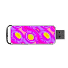 Noise Texture Graphics Generated Portable Usb Flash (one Side) by Sapixe