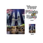 New Years Eve Petronas Towers Kuala Lumpur Malaysia Playing Cards 54 (Mini)  Front - Spade7