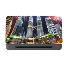 New Years Eve Petronas Towers Kuala Lumpur Malaysia Memory Card Reader With Cf by Sapixe