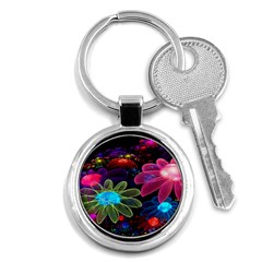 Nice 3d Flower Key Chains (round)  by Sapixe